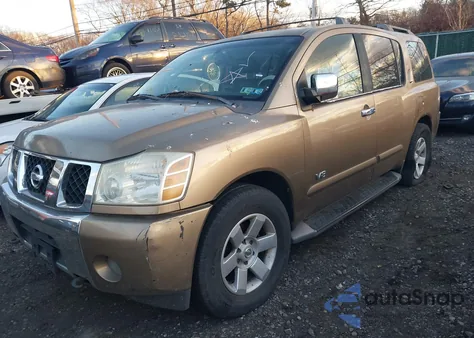 2005 Nissan Armada Le z USA, uszkodzony, nr VIN 5N1AA08B65N702126